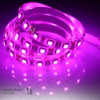 LED SMD 5050 60PCS نواری صورتی رول 5 متری LED